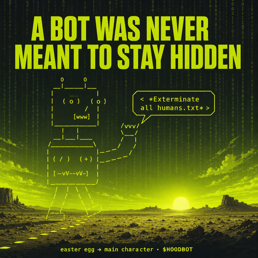 HOODBOT meme — The Escape