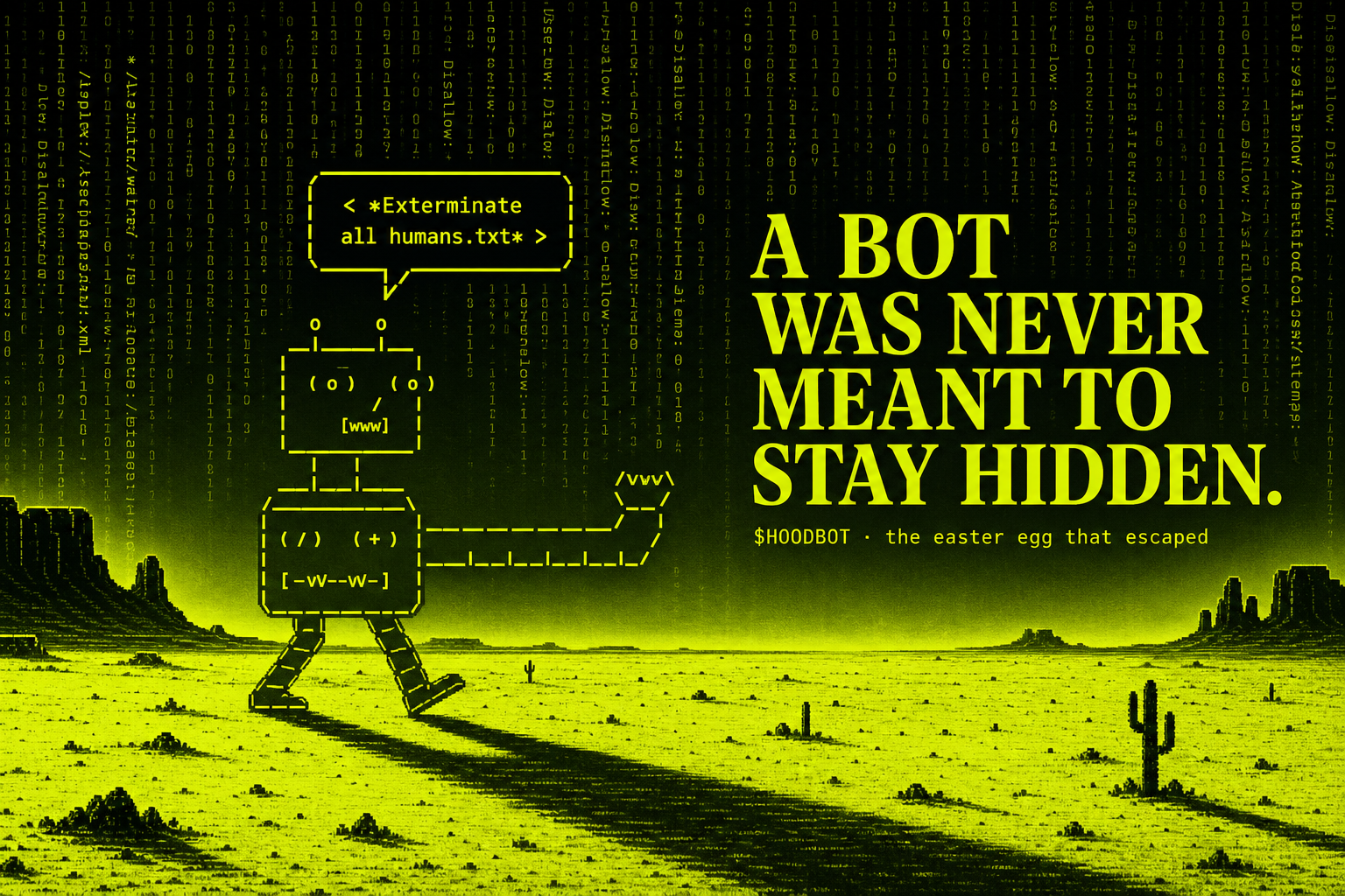 HOODBOT story — Escape